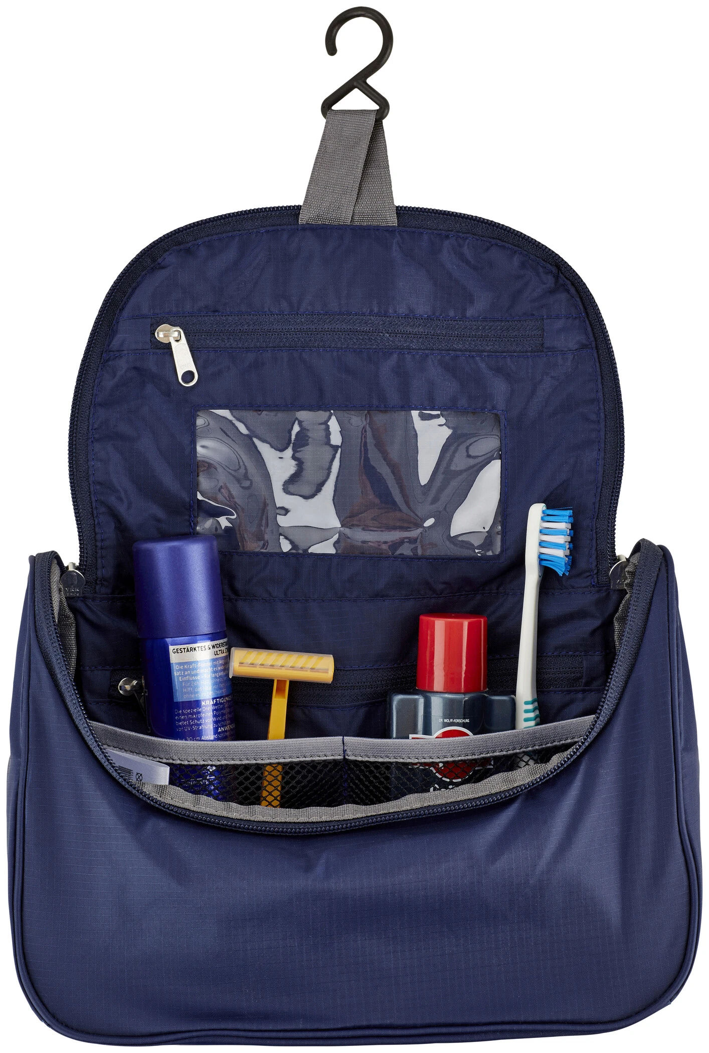 CAMPZ Trousse de toilette Ultra léger S, bleu 6 CAMPZ Trousse de toilette Ultra léger S, bleu – Image 6