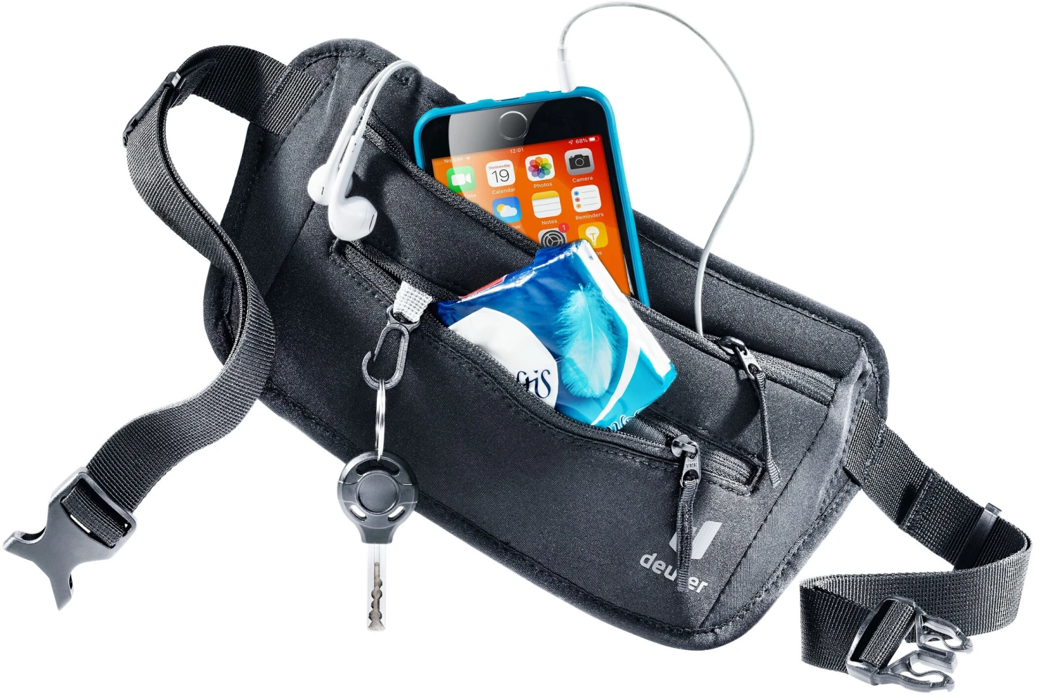 Deuter Neo Belt II Sac banane, noir 2 Deuter Neo Belt II Sac banane, noir – Image 2