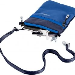 Eagle Creek Stash Pochette cou, bleu -Bagages Magasin eagle creek stash neck pouch aizome blue 4