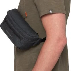Mammut Classic Bumbag Mélange 2l, noir -Bagages Magasin mammut classic bumbag melange 2l black 4