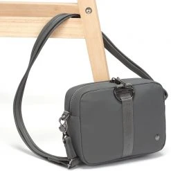Pacsafe Citysafe CX ECONYL Sac à bandoulière, gris -Bagages Magasin pacsafe citysafe cx crossbody bag econyl storm 6