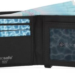 Pacsafe RFIDsafe Porte-feuille pliable, bleu -Bagages Magasin pacsafe rfidsafe bifold wallet carbon 5 1