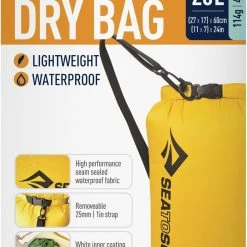 Sea to Summit Lightweight Sling Sac de compression étanche 20l, bleu -Bagages Magasin sea to summit lightweight sling dry bag 20l yellow 6