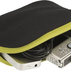 Sea to Summit Travelling Light Pochette rembourrée L, noir/vert