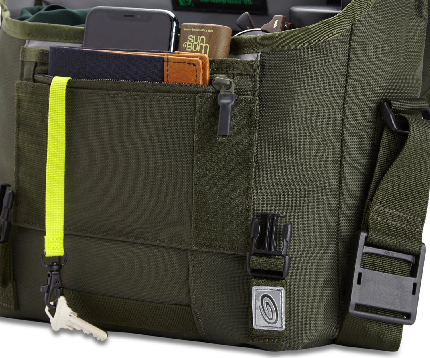 Timbuk2 Classic Sac en bandoulière, bleu/jaune 5 Timbuk2 Classic Sac en bandoulière, bleu/jaune – Image 5