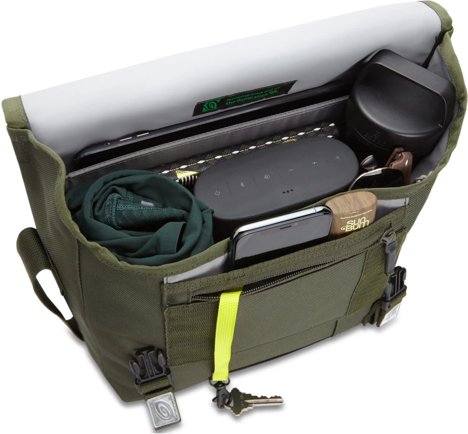 Timbuk2 Classic Sac en bandoulière, bleu/jaune 6 Timbuk2 Classic Sac en bandoulière, bleu/jaune – Image 6